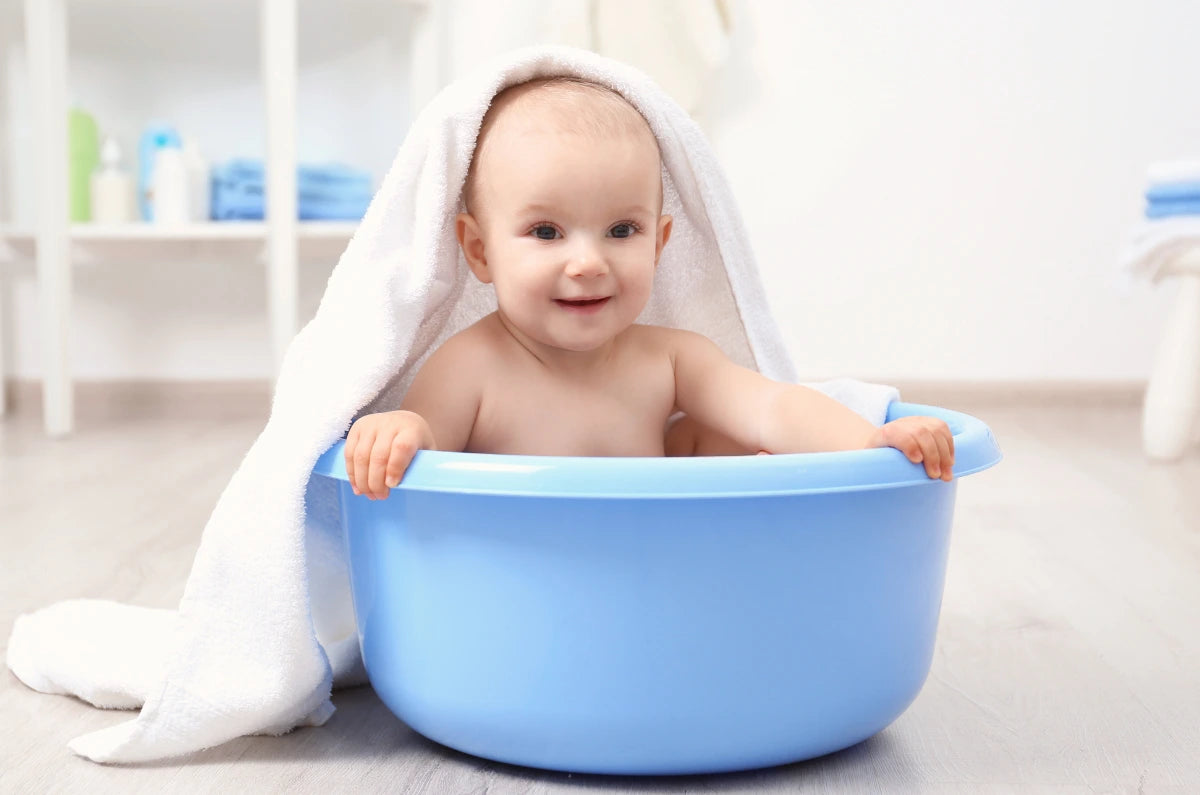 BAÑERA con Cambiador Prinsel Milan Azul – Baby Bebé