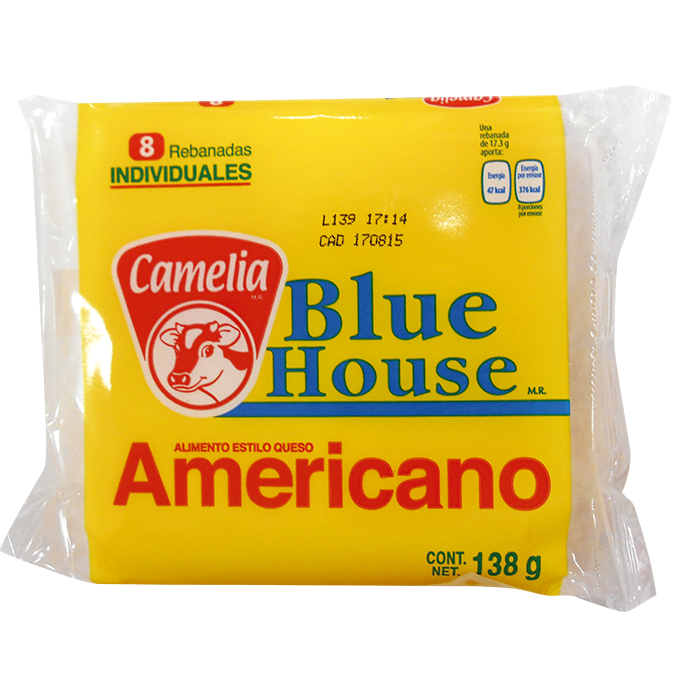 QUESO AMERICANO BLUE HOUSE EN REBANADAS