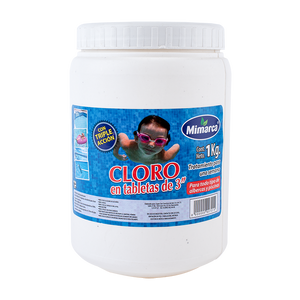 PASTILLA PARA PISCINAS TRICLORO MIMARCA 1  KG.