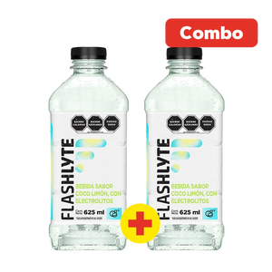 2 X BEBIDA FLASHLYTE COCO LIMON 625 ML. 1  PAQ.
