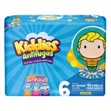 PAÑAL INFANTIL KIDDIES ANTIFUGAS XX GRANDE TALLA 6 40  PZA.