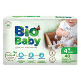 PAÑAL INFANTIL BIO BABY GRANDE TALLA 4 40  PZA.