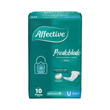 PAÑAL PARA ADULTO AFFECTIVE PREDOBLADO UNITALLA 10  PZA.