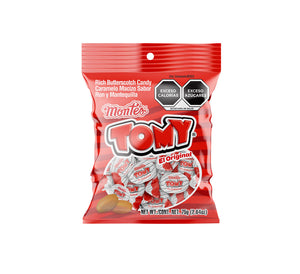 CARAMELO MACIZO MONTES TOMY BOLSA 75  GR.