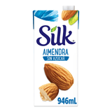 ALIMENTO LIQUIDO DE ALMENDRA SIN AZUCAR SILK 946  ML.