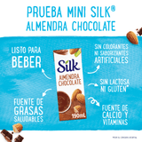 ALIMENTO LIQUIDO DE ALMENDRA SABOR CHOCOLATE SILK 190  ML.