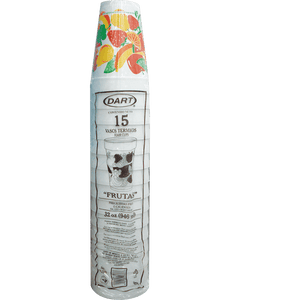 VASO TERMICO FRUTAS 32OZ C/15PZAS DART. 15  PZA.