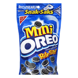 GALLETAS MINI OREO SNAK-SAKS BOLSA 226  GR.