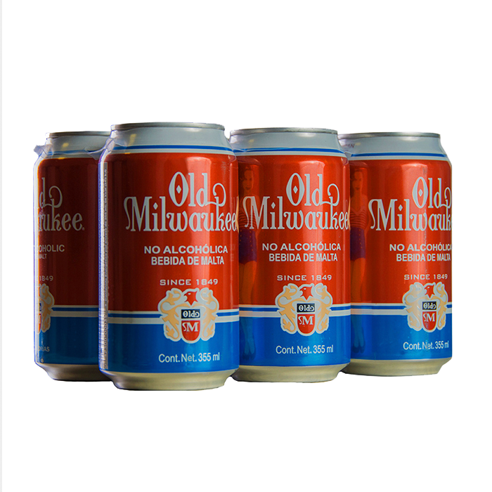 OLD MILWAUKEE S/ALCOHOL LATA SIX PACK 1  PAQ.