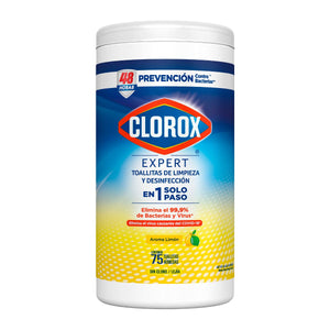 TOALLITAS DESINFECTANTES CLOROX LIMON 75  PZA.