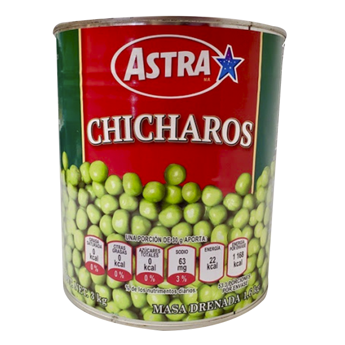 CHICHAROS ASTRA LATA 3  KG.
