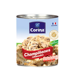 CHAMPIÑONES REBANADOS CORINA LATA 380  GR.