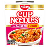 SOPA INSTANTÁNEA NISSIN SABOR CAMARÓN PICANTE VASO 64  GR.