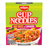 SOPA INSTANTÁNEA NISSIN HOT SAUCE CON CAMARÓN VASO 64  GR.