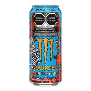 BEBIDA ENERGIZANTE MONSTER MANGO LOCO 473  ML.