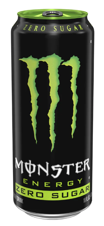 BEBIDA ENERGETIZANTE MONSTER ZERO SUGAR LATA 473  ML.