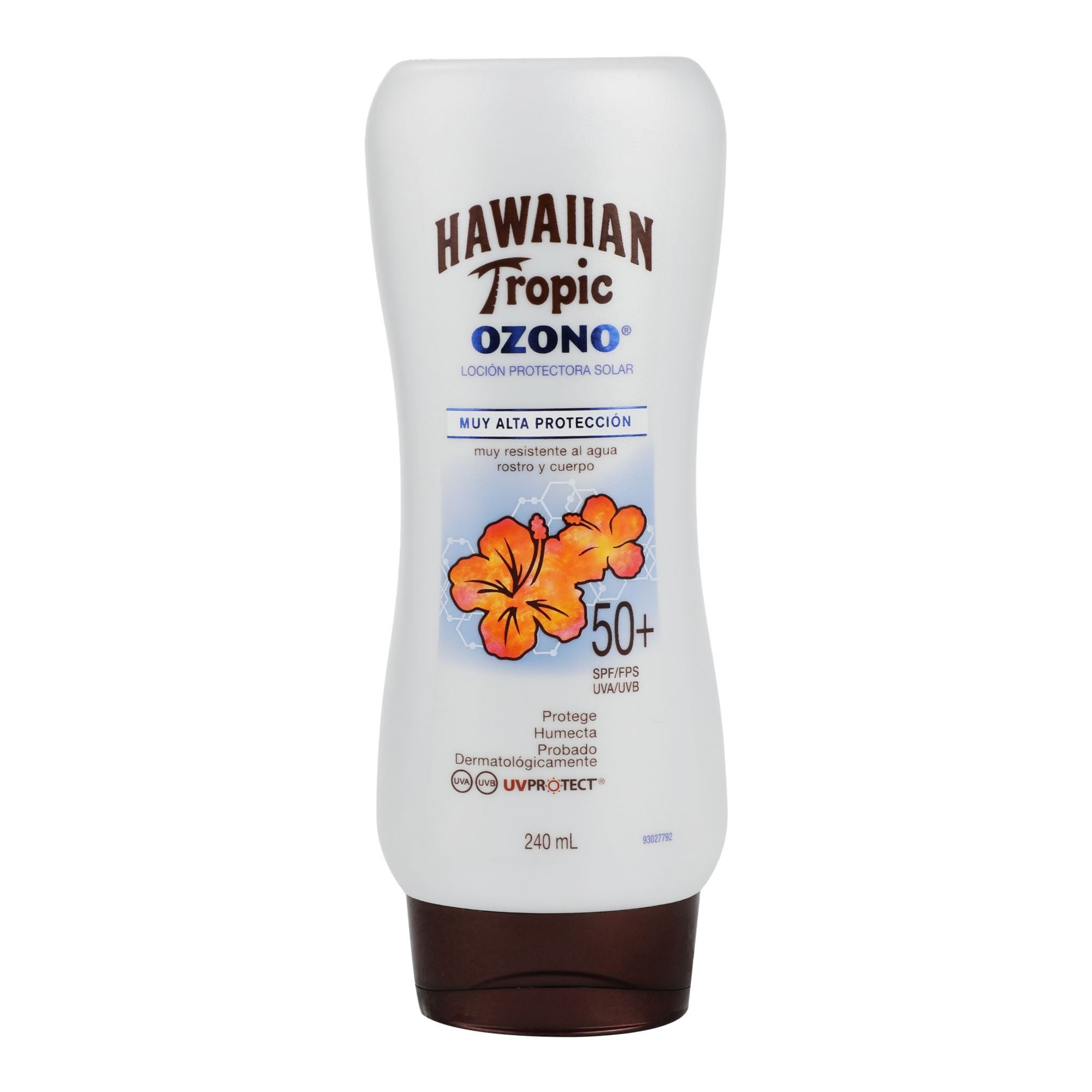 BLOQUEADOR SOLAR HAWAIIAN TROPIC OZONO FPS 50 240  ML.
