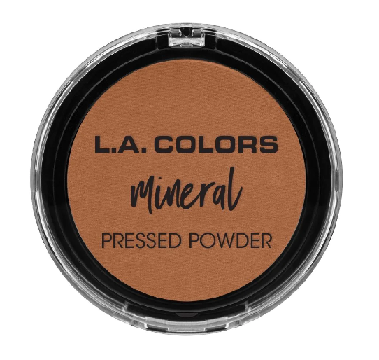 POLVO MINERAL L.A. COLORS  PRESSED TOASTED ALMOND 1  PZA.