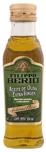 ACEITE DE OLIVA  EXTRA-VIRGEN FILIPPO BERIO 250  ML.