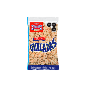 GALLETAS OVALADAS DONDE PAQUETE SABOR VAINILLA 150  GR.