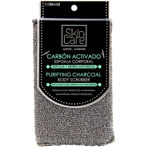 ESPONJA CORPORAL SKIN CARE CARBON ACTIVO 1  PZA.