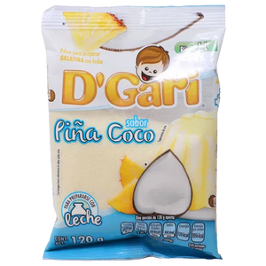 GELATINA DGARI PIÑA-COCO BOLSA 120  GR.