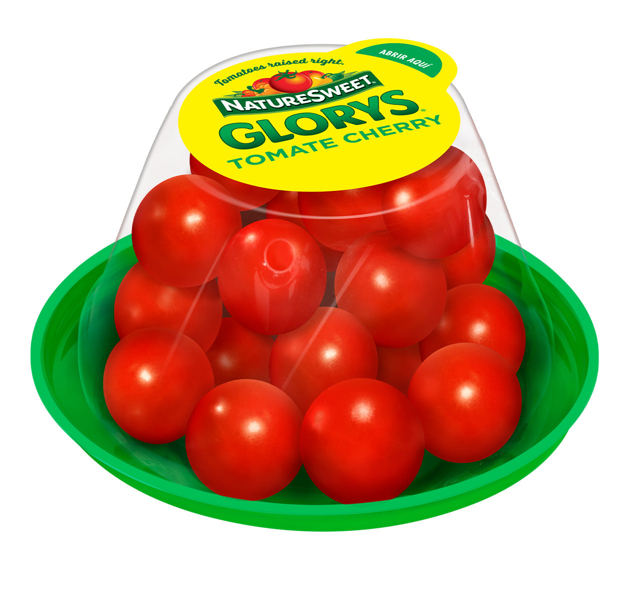 TOMATE CHERRY GLORYS NATURE SWEET CLAMSHELL 283  GR.