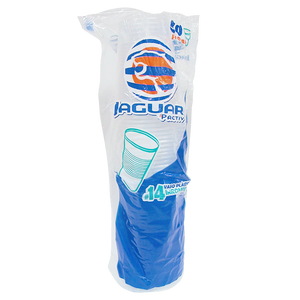 VASO PLASTICO IRROMPIBLE JAGUAR 14 50  PZA.
