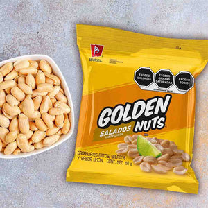 CACAHUATE GOLDEN NUTS SALADOS 150  GR.