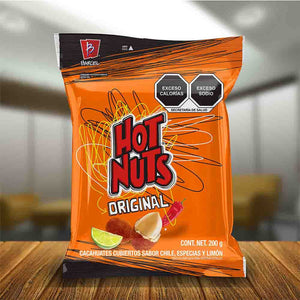 CACAHUATE HOT NUTS 200  GR.