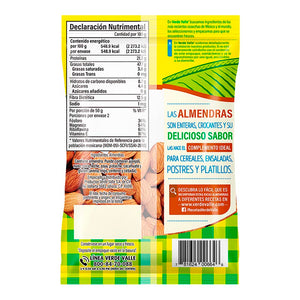 ALMENDRA  VERDE VALLE  BOLSA 100  GR.