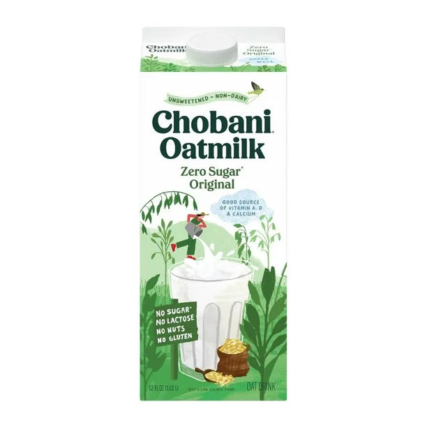 BEBIDA DE AVENA CHOBANI SIN AZUCAR 1.530  LT.