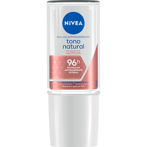 DESODORANTE ROLL ON NIVEA TONO NATURAL CLINICAL AP MUJER 50  ML.