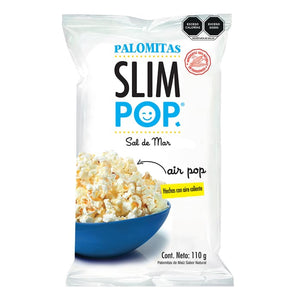 PALOMITAS DE MAÍZ SLIM POP SAL DE MAR BOLSA 110  GR.