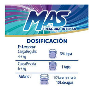 DETERGENTE LIQUIDO MAS CUIDADO & FRESCURA 4.650  LT.