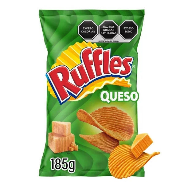 RUFFLES QUESO FAMILIAR 185 GRS 185  GR.