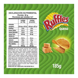 RUFFLES QUESO FAMILIAR 185 GRS 185  GR.