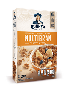 MULTIBRAN HOJUELAS DE TRIGO Y AVENA INTEGRAL QUAKER 620  GR.