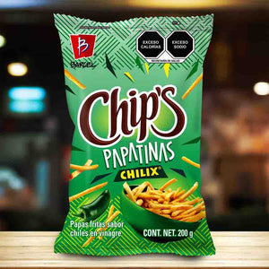 PAPATINAS CHIPS CHILIX 200 GRS 200  GR.