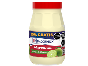 MAYONESA CON JUGO DE LIMONES MCCORMICK BONUS FRASCO 228  GR.