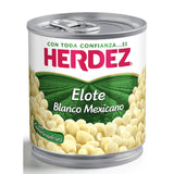 GRANOS DE ELOTE BLANCO MEXICANO HERDEZ LATA 220  GR.