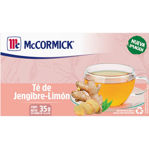 TÉ DE JENGIBRE-LIMÓN MCCORMICK 35  GR.
