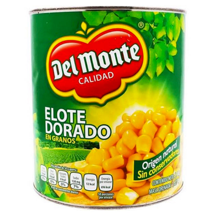 GRANO DE ELOTE DORADO DEL MONTE LATA 2.900  KG.