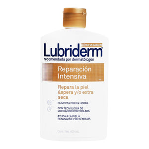 CREMA CORPORAL LUBRIDERM  REPARACIÓN INTENSIVA 400  ML.