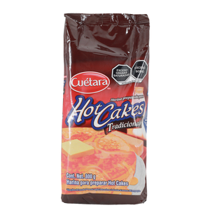 HARINA P/ HOT CAKES CUETARA BOLSA 800  GR.