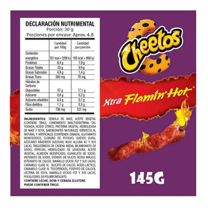 CHEETOS FLAMIN HOT COMPARTE 145  GR.