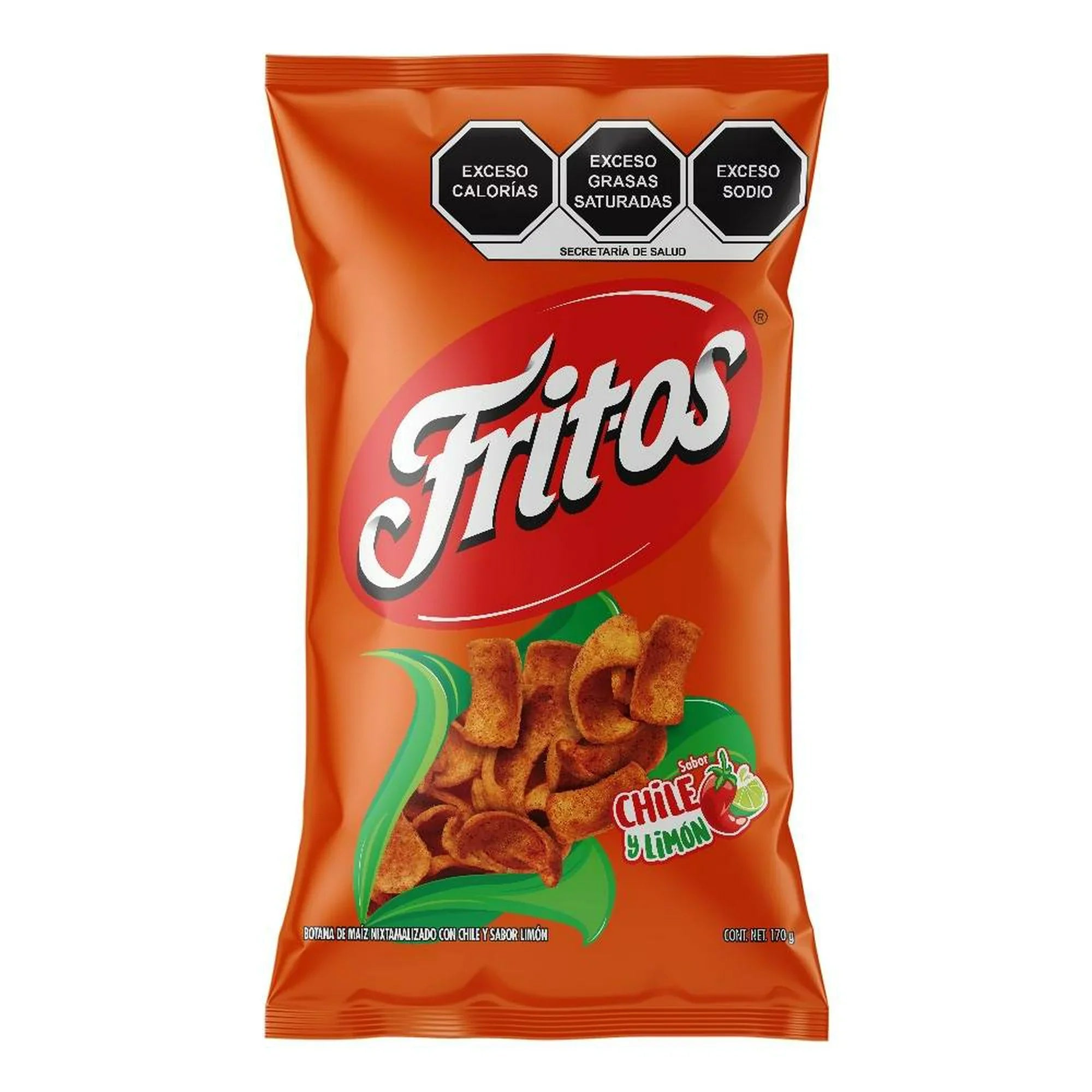 FRITOS CHILE Y LIMON COMPARTE 170  GR.