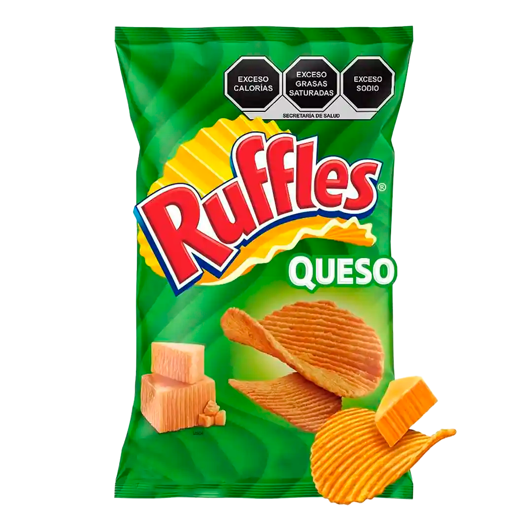 RUFFLES QUESO COMPARTE DE 120GRS. 120  GR.