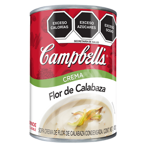 CREMA DE FLOR DE CALABAZA CAMPBELL´S LATA 420  GR.