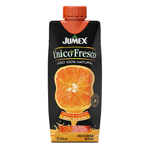 JUGO UNICO FRESCO TETRABRICK NARANJA 475 ML 475  ML.